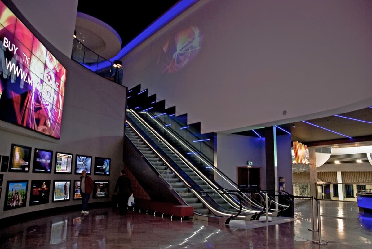 Exterior of Aspers Casino Westfield Stratford City, London