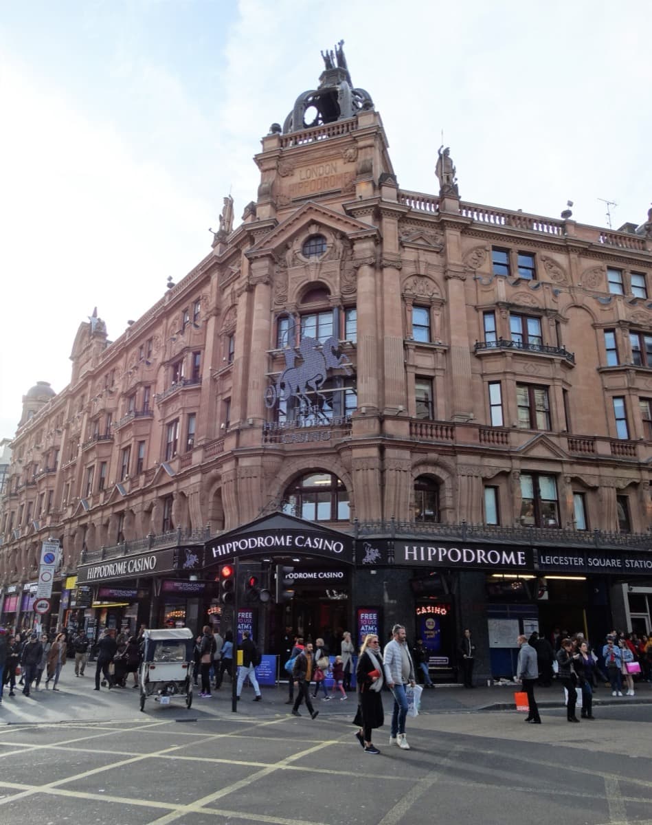 Exterior of The Hippodrome Casino, London